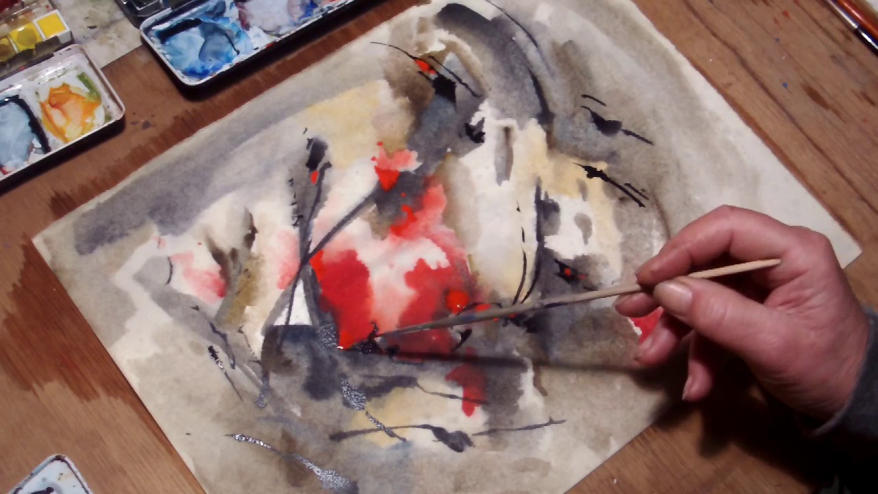 1280x720 Hedwig's Art Fantasy Watercolor - Hedwig Painting