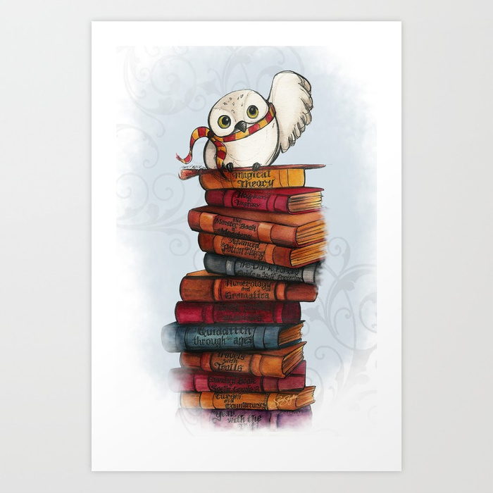 700x700 Hedwig Art Print By Samskyler Society6 - Hedwig Painting