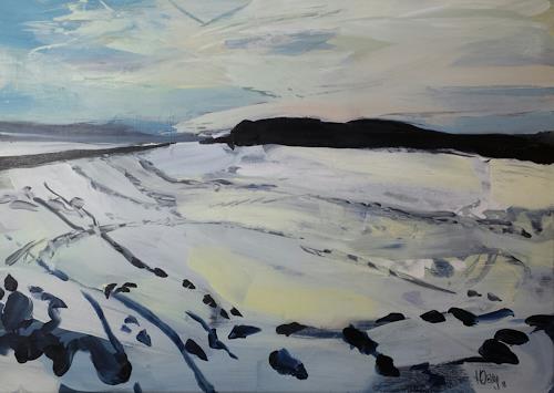 500x355 Winterlandschaft Bei Goldbeck By Hedwig Oeldig, Landscapes - Hedwig Painting