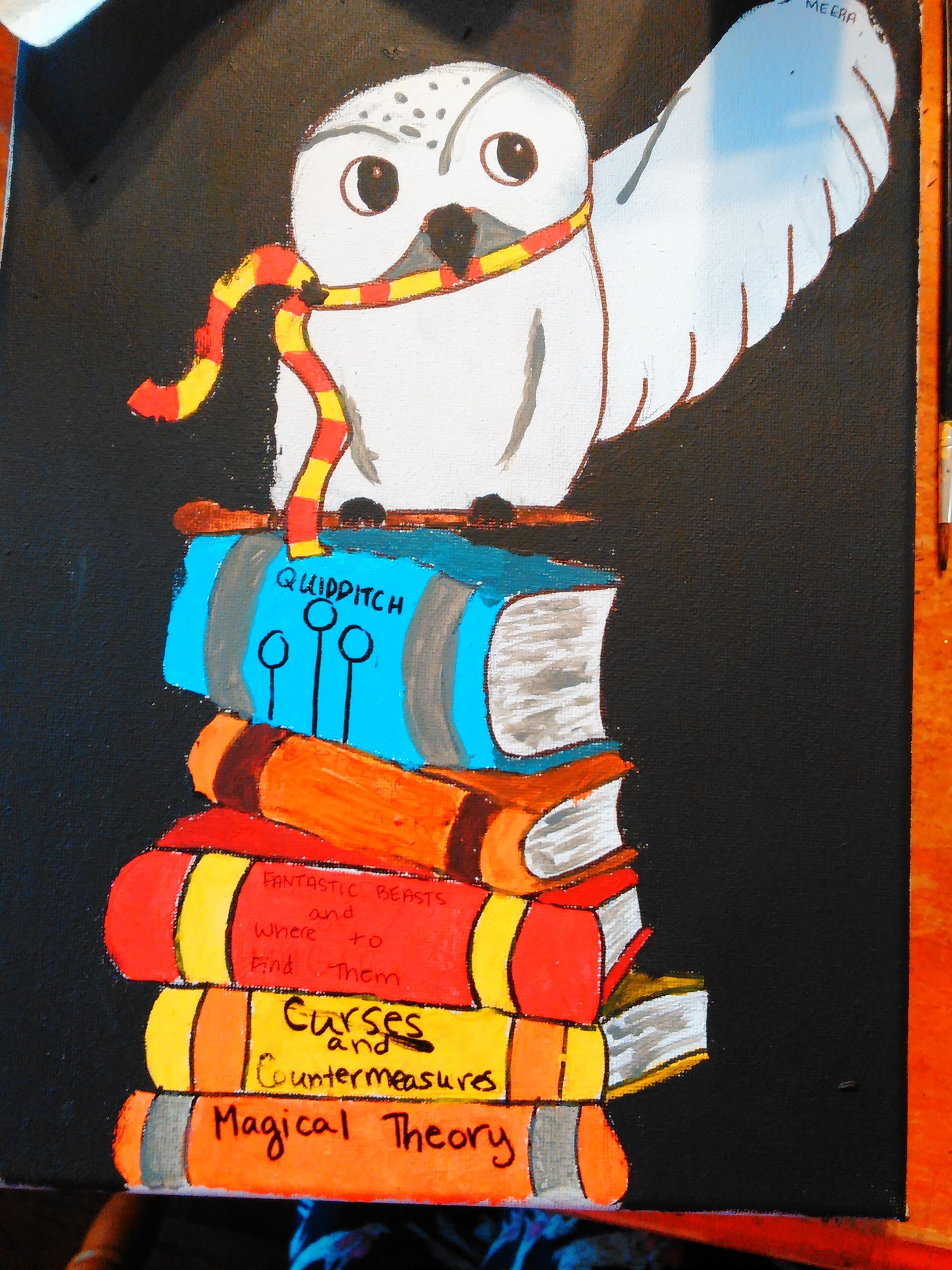 2448x3264 Harry Potter Hedwig Painting!!!! Paintings Paintings - Hedwig Painting