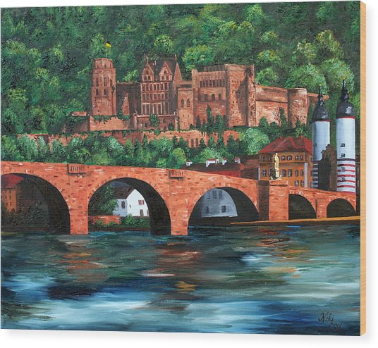 536x494 Heidelberg Castle Painting By Cevin Cox - Heidelberg Painting