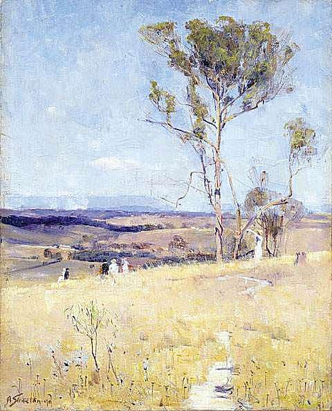 480x593 Artist's Footsteps - Heidelberg Painting