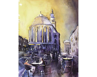 340x270 Heidelberg Painting Etsy - Heidelberg Painting