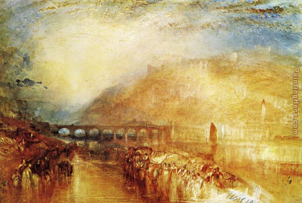 980x661 Joseph Mallord William Turner Heidelberg Painting Anysize 50% Off - Heidelberg Painting