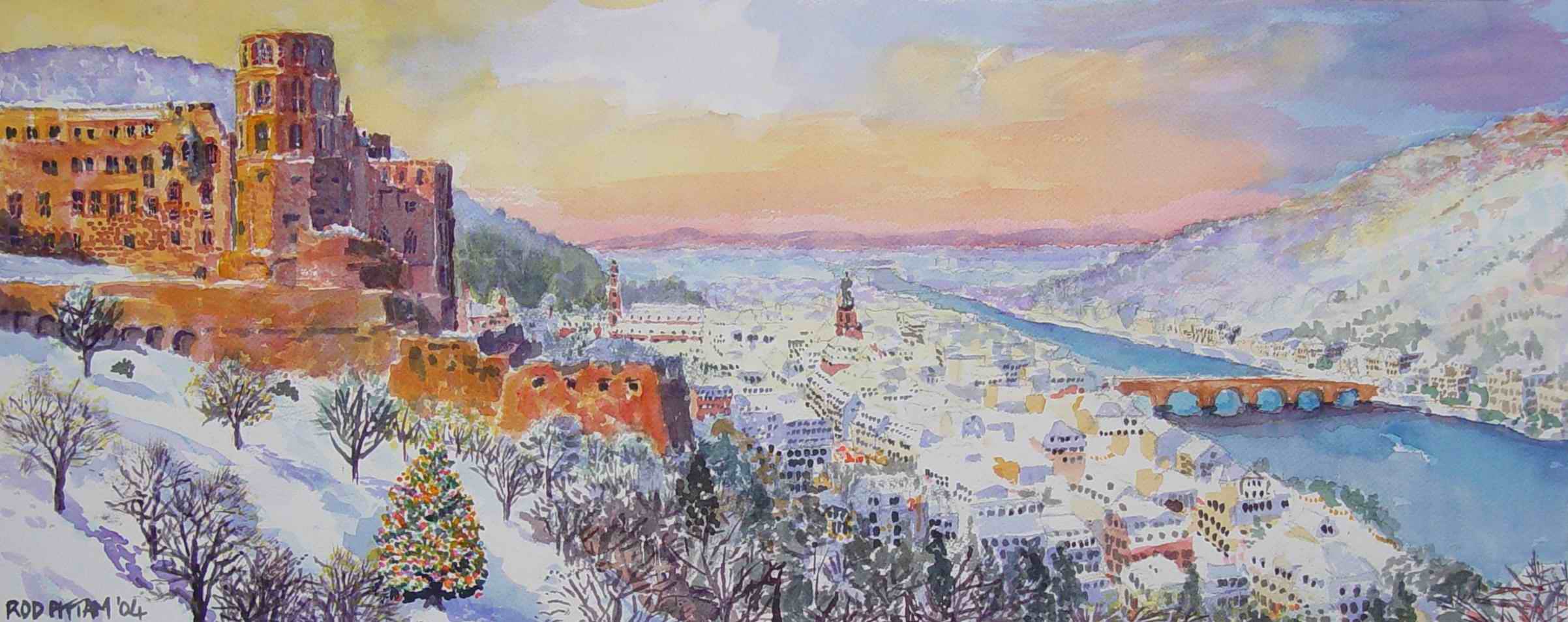 2404x955 Turn Vacation Photos Into Greeting Cards Or Holiday Cards! (The - Heidelberg Painting