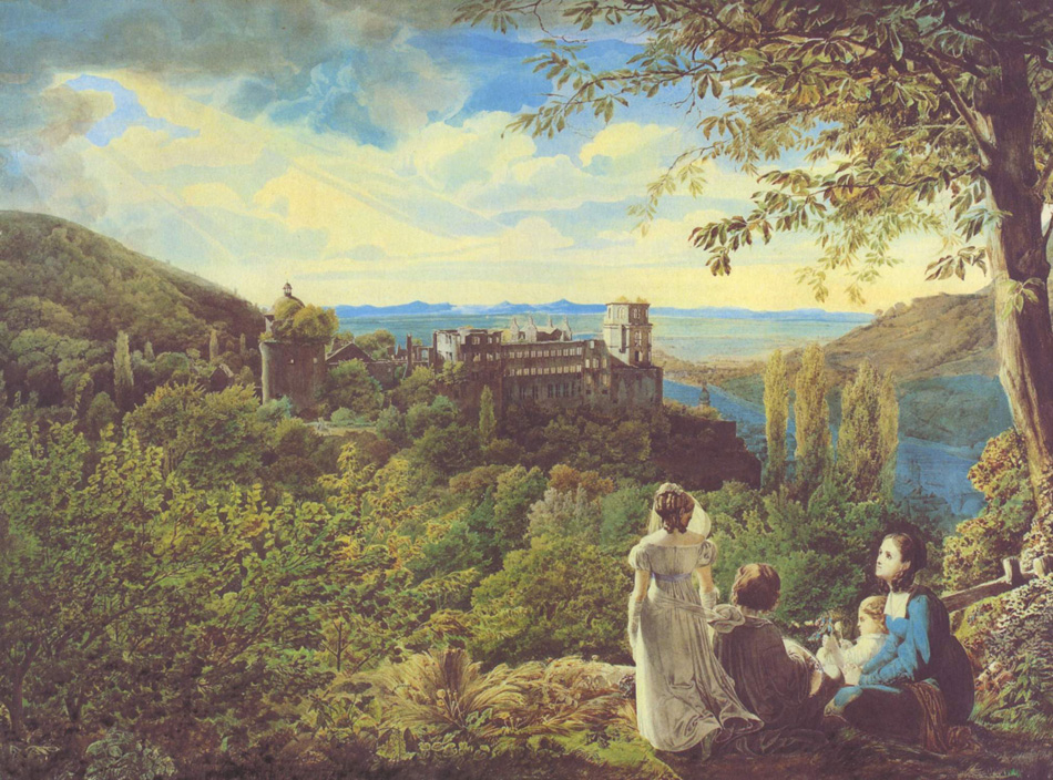 950x704 Graphic Art Heidelberg And The Pfalz Region - Heidelberg Painting