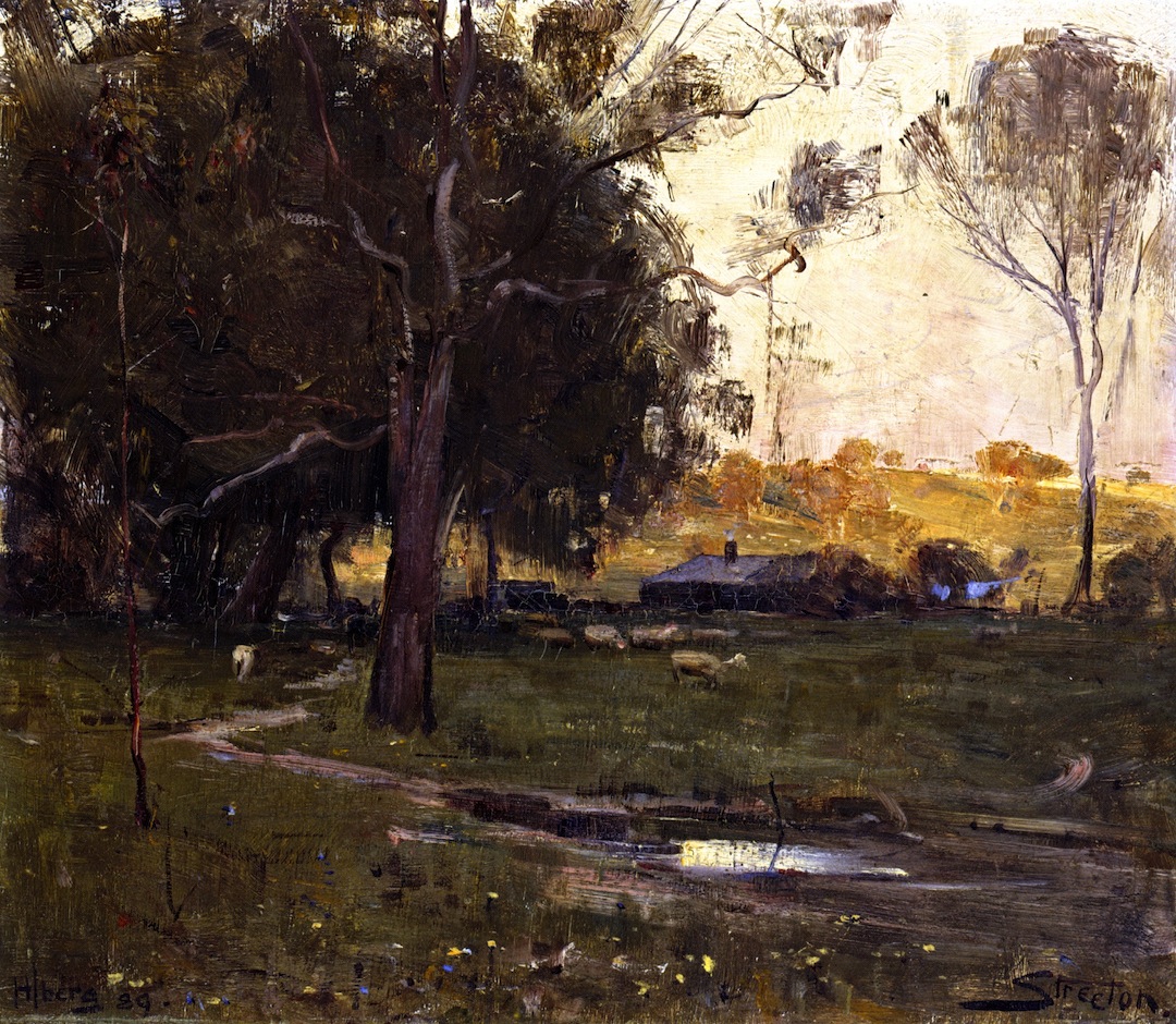 1080x940 Greeve's Farm Heidelberg Painting Sir Arthur Streeton Oil Paintings - Heidelberg Painting