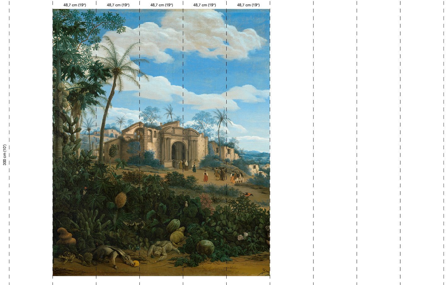 1417x907 View Olinda Wall Mural By Piet Hein Eek For Nlxl Burke Decor - Hein Brothers Painting