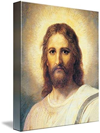 337x450 Imagekind Wall Art Print Entitled Portrait Jesus - Heinrich Hofmann Painting Of Christ