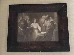 300x225 Vintage Heinrich Hofmann Signed Christ In Temple Ebay - Heinrich Hofmann Painting Of Christ