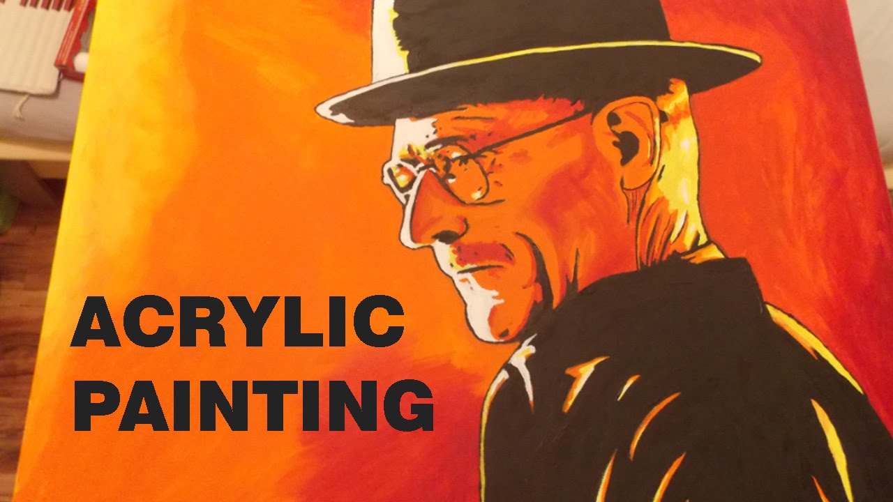 1280x720 Acrylic Painting - Heisenberg Painting