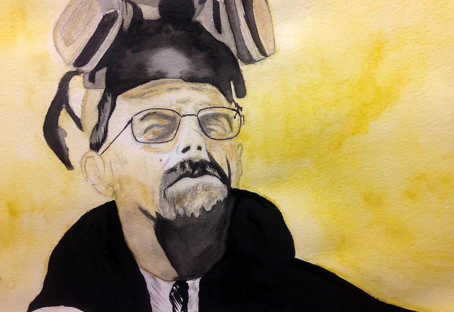 900x619 Heisenberg Painting By Trevor Garner - Heisenberg Painting