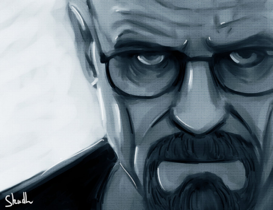 900x694 Heisenberg By Skudh - Heisenberg Painting