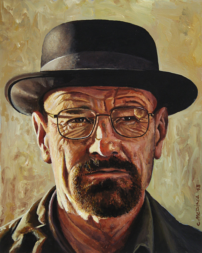 800x999 Heisenberg By Carlos Medina - Heisenberg Painting