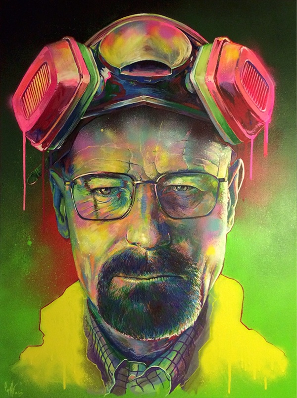 600x803 Heisenberg On Behance - Heisenberg Painting