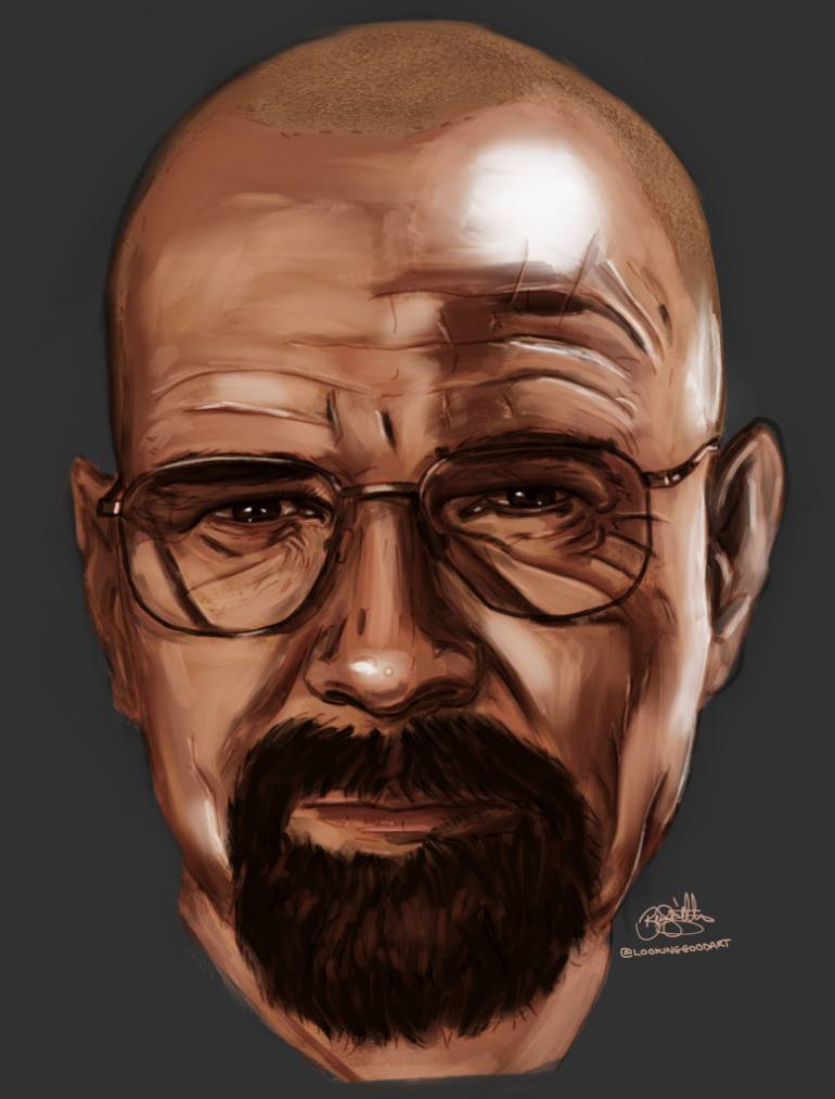 770x1013 Saatchi Art Heisenberg Painting By Ben Smith - Heisenberg Painting