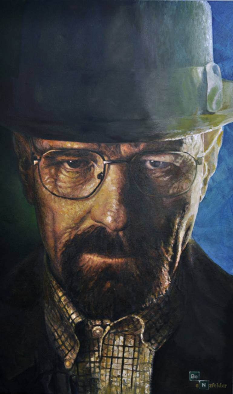 770x1301 Saatchi Art Heisenberg Painting By Carolyn Clem - Heisenberg Painting