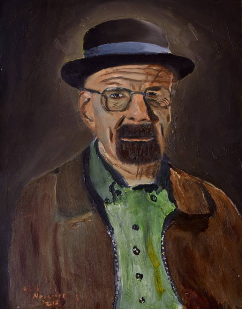 770x983 Saatchi Art Heisenberg Painting By Mark Alexander - Heisenberg Painting