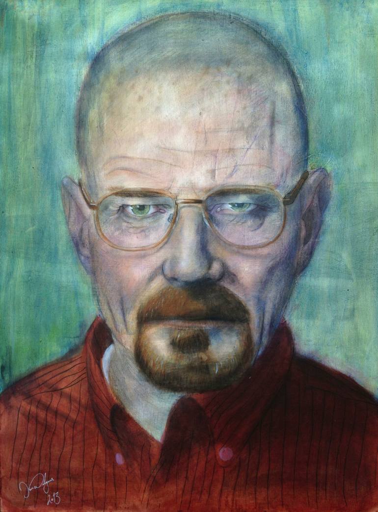 770x1044 Saatchi Art Heisenberg Painting By Ian Wilgaus - Heisenberg Painting
