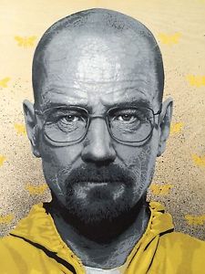225x300 Heisenberg Stencil Art Painting, Breaking Bad Fan Art, Breaking - Heisenberg Painting