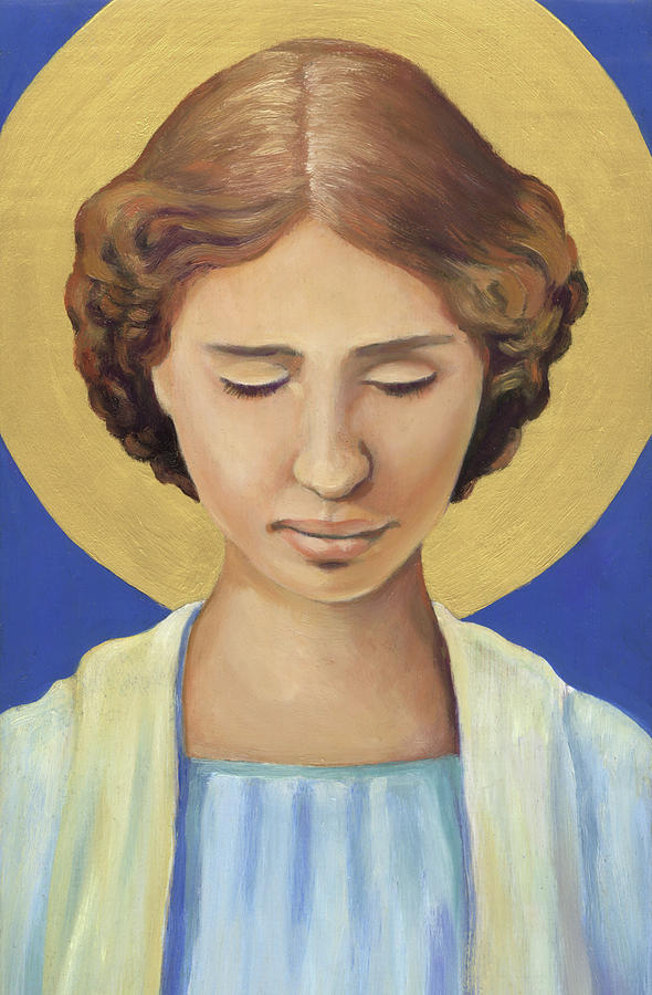 590x900 Helen Keller Painting By Linda Ruiz Lozito - Helen Keller Painting