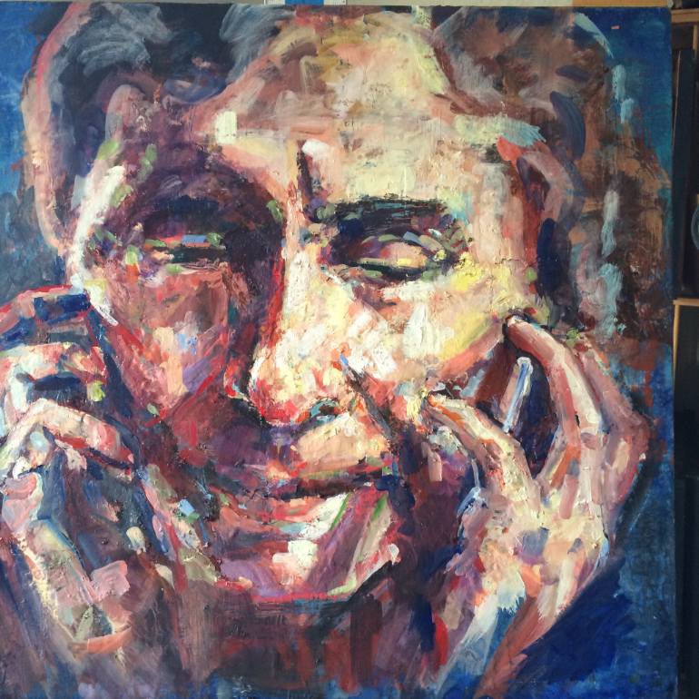 770x770 Saatchi Art Helen Keller, A Woman Who Changed The World Painting - Helen Keller Painting