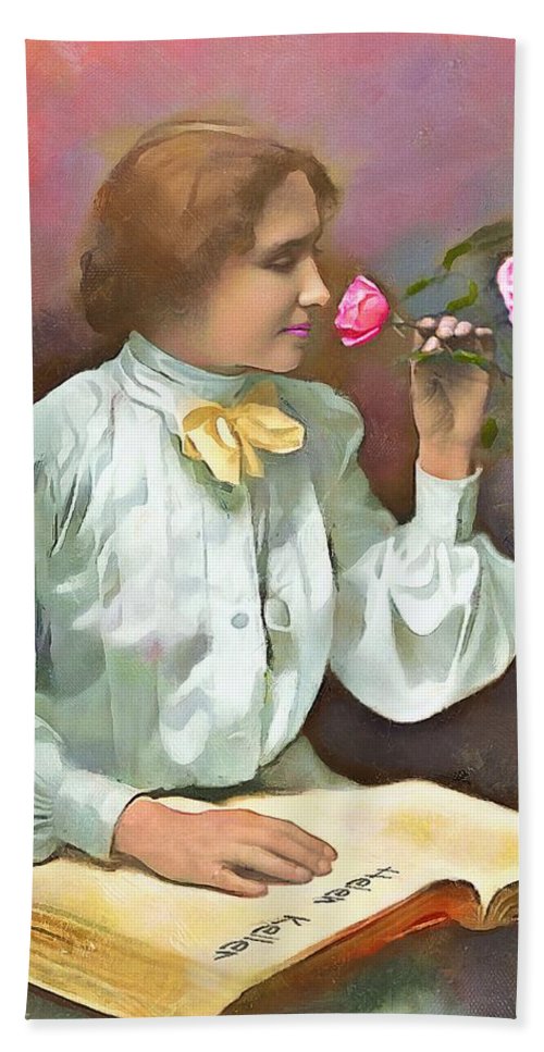 500x967 Helen Keller - Helen Keller Painting