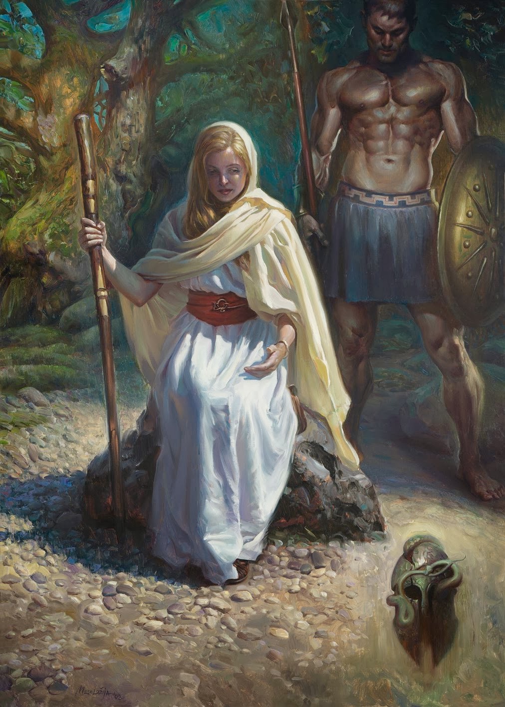 1012x1417 Helen Of Troy Muddy Colors - Helen Of Troy Painting