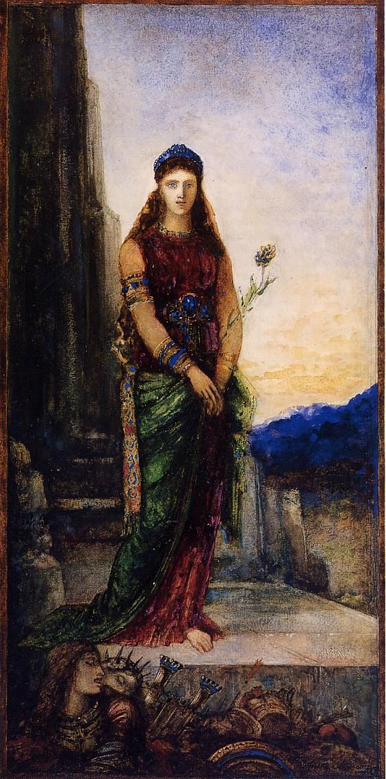 564x1137 Helen On The Walls Of Troy - Helen Of Troy Painting