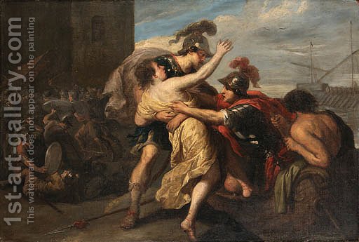 512x345 The Abduction Of Helen Of Troy French School Reproduction 1st - Helen Of Troy Painting