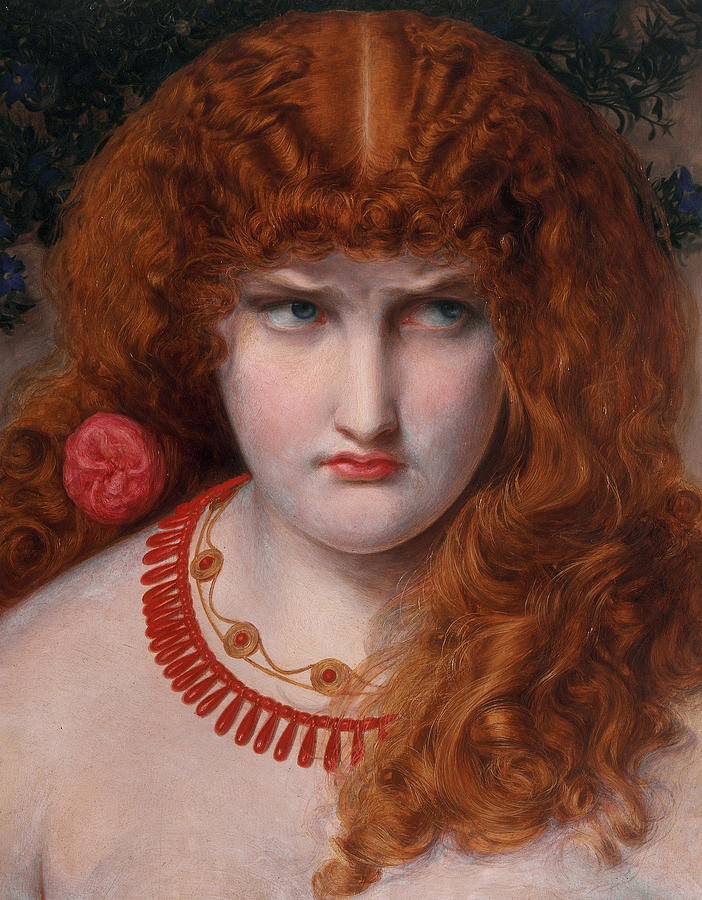 702x900 Helen Of Troy Painting By Anthony Frederick Augustus Sandys - Helen Of Troy Painting