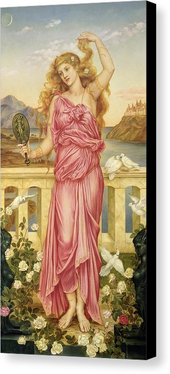 332x728 Helen Of Troy Canvas Print Canvas Art By Evelyn De Morgan - Helen Of Troy Painting Evelyn De Morgan