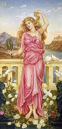 250x514 Helen Of Troy (Painting) - Helen Of Troy Painting Evelyn De Morgan