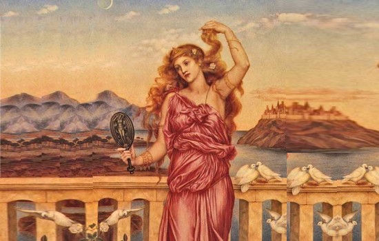 550x350 Helen Of Troy Evelyn De Morgan - Helen Of Troy Painting Evelyn De Morgan