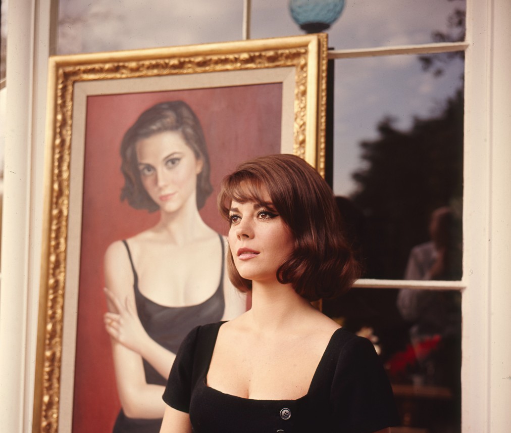 1012x857 Natalie Wood Painted By Margaret Keane 24 Femmes Per - Helena Bonham Carter Keane Painting