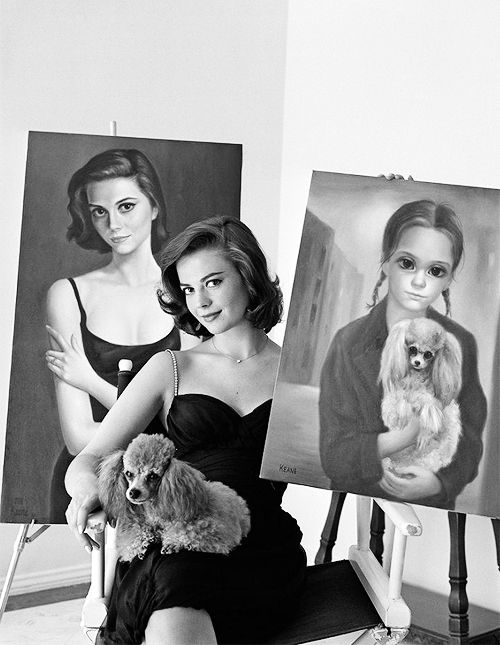 500x645 The 129 Best Natalie Wood Images On Natalie Wood - Helena Bonham Carter Keane Painting