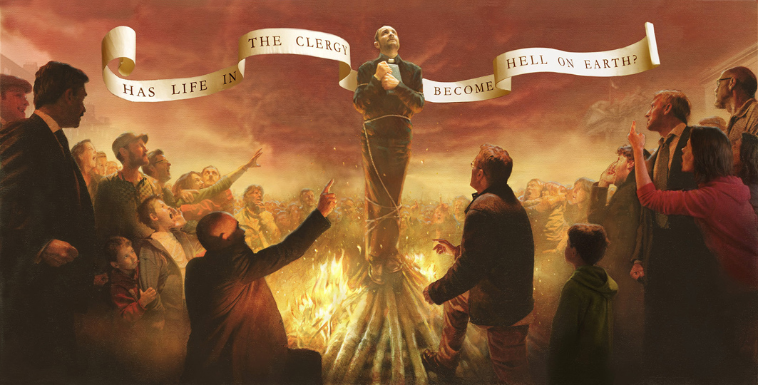 1063x540 Pj Lynch Gallery Hell On Earth - Hell On Earth Painting