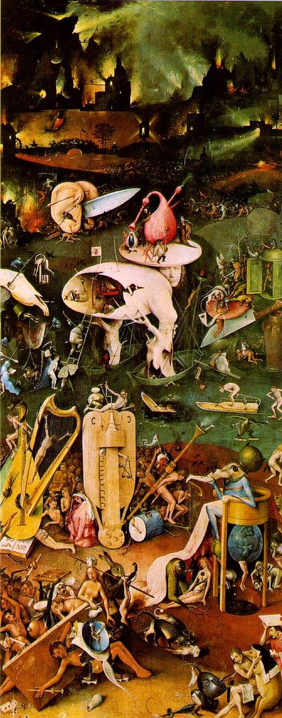 403x1023 Sandbox Bosch Collectibles - Hell On Earth Painting