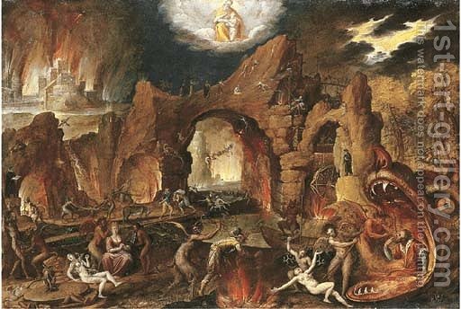 512x344 Hell Jakob Isaaksz Swanenburgh Reproduction 1st Art Gallery - Hell Painting