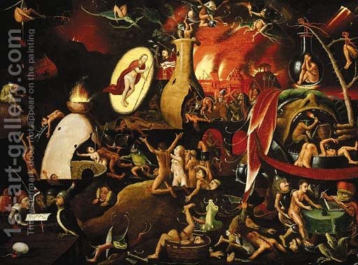 512x379 The Harrowing Of Hell Pieter Huys Reproduction 1st Art Gallery - Hell Painting