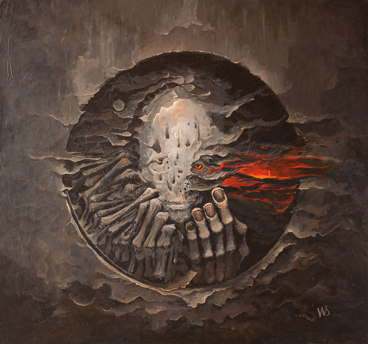 1200x1122 Another One Sunset In Hell (W.smerdulak) - Hell Painting