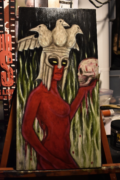 512x767 Mason Mckane - Hellboy Painting