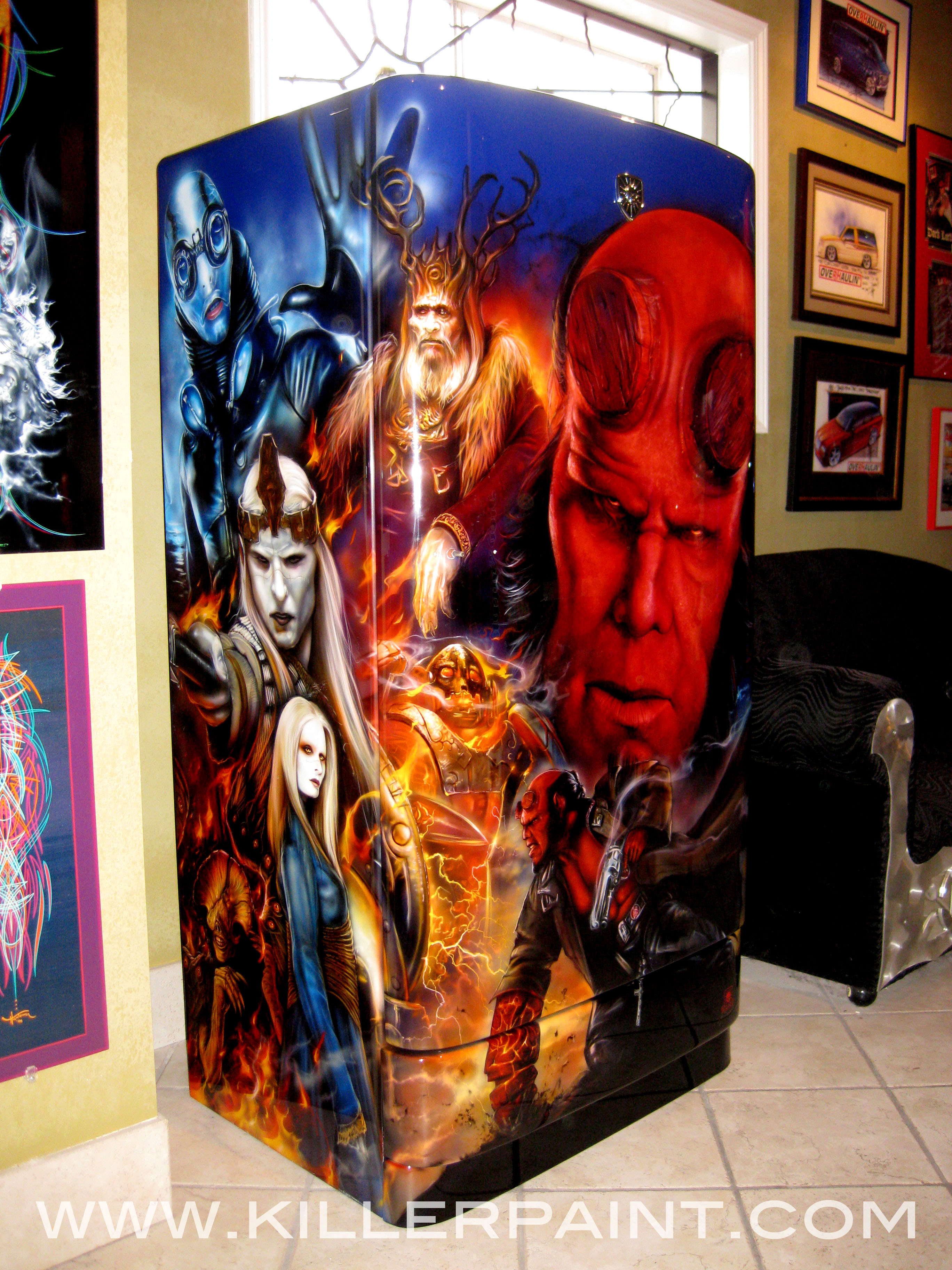 2736x3648 Hellboy Killer Paint Airbrush Studio - Hellboy Painting