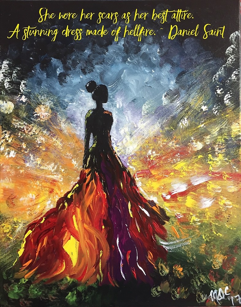 786x1000 Passion With Hellfire Quote By Megan Cox Redbubble - Hellfire Painting