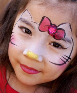 250x300 Hello Kitty Face Painting 1 Face Painting - Hello Kitty Face Painting