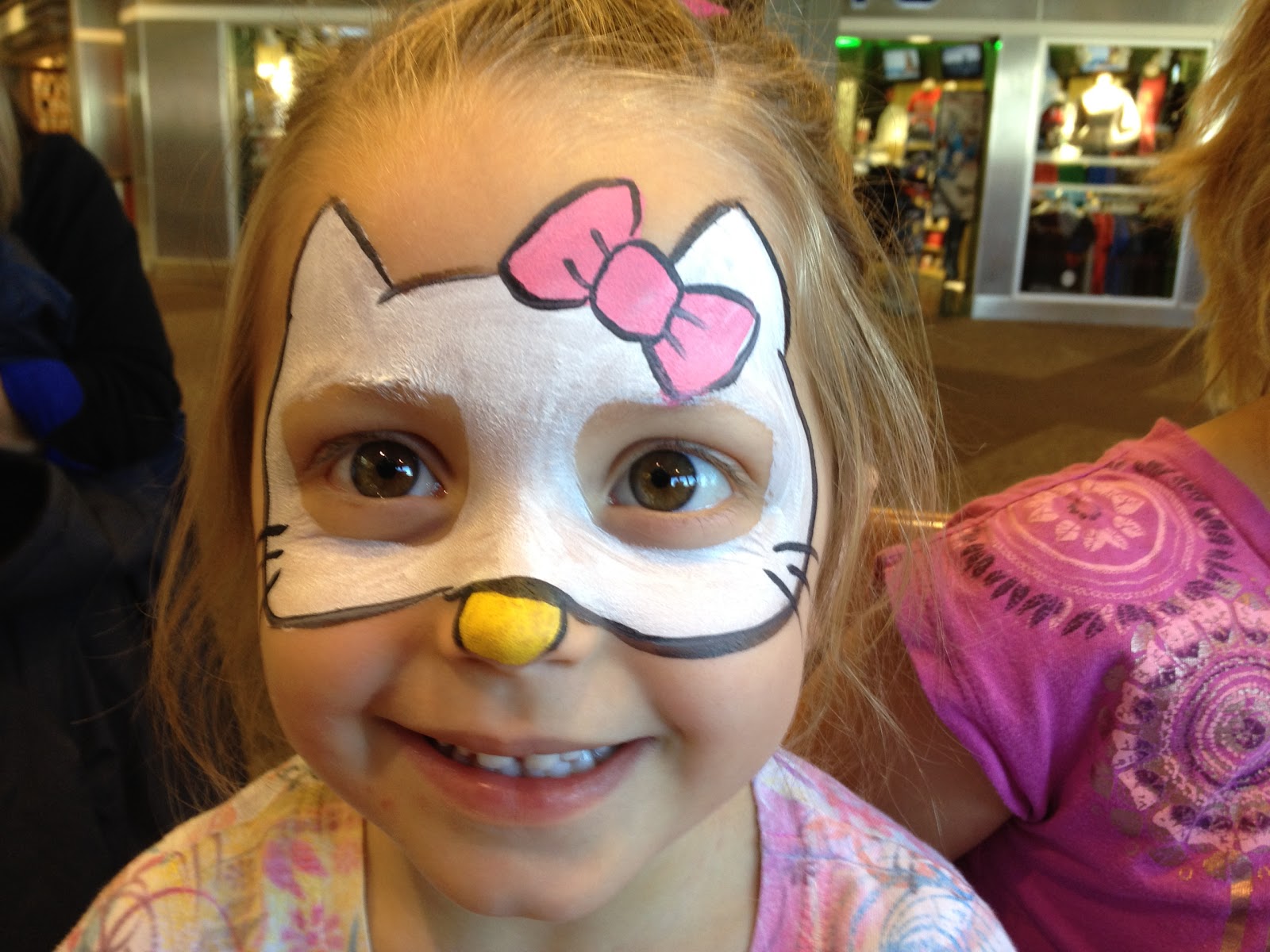 1600x1200 Simple Face Painting Designs Printable Wallpaper Design Gallery - Hello Kitty Face Painting