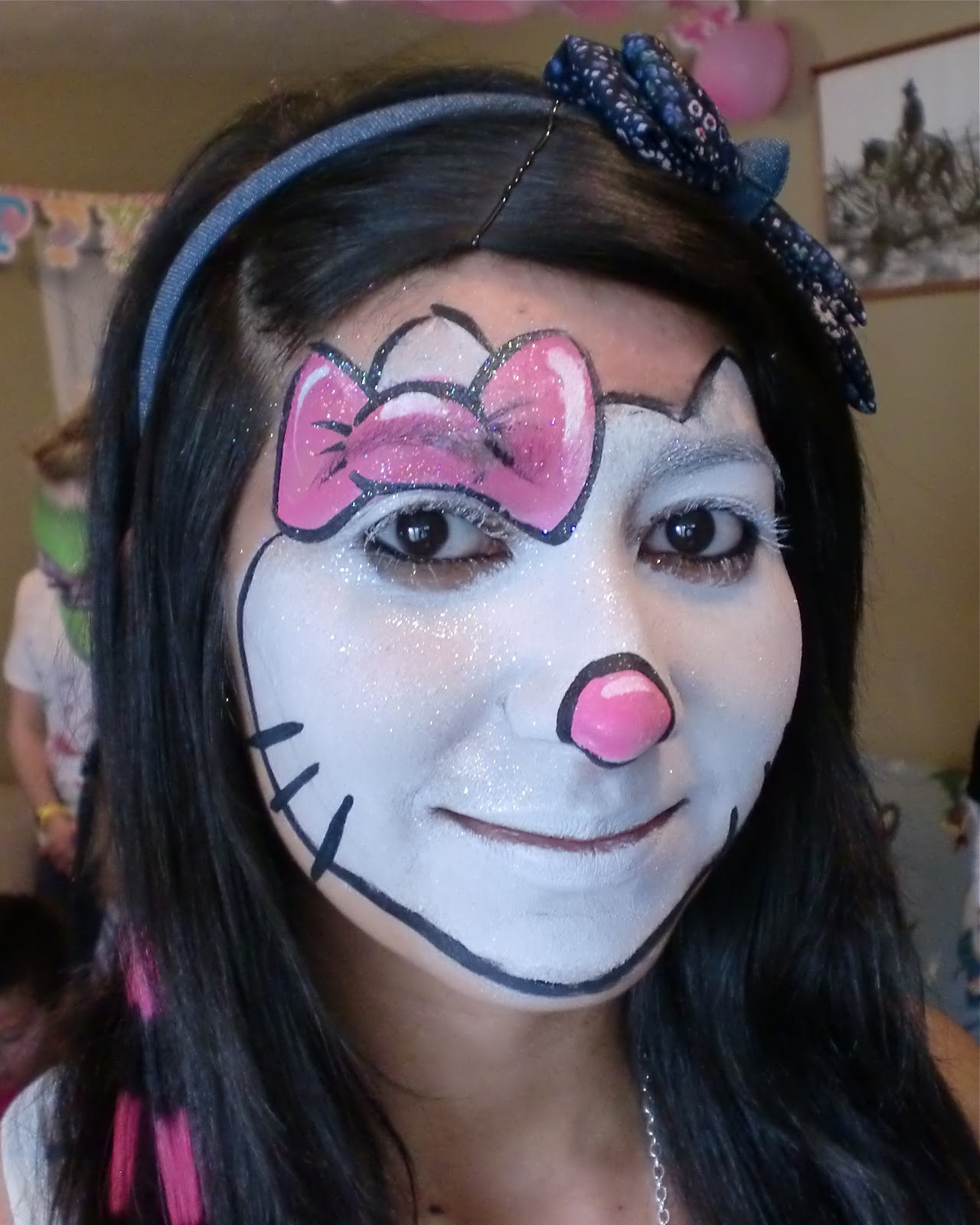 1280x1600 Face Painting Illusions And Balloon Art, Llc Face Painting Hello - Hello Kitty Face Painting
