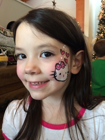 360x480 Face Painting Illusions And Balloon Art, Llc Hello Kitty Themed - Hello Kitty Face Painting