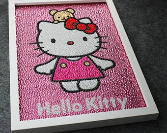 340x270 Hello Kitty Painting Etsy - Hello Kitty Painting