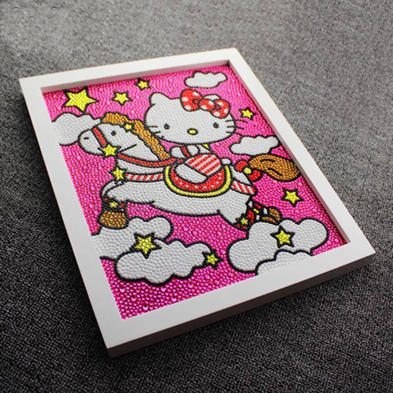 800x800 Horse Hello Kitty - Hello Kitty Painting